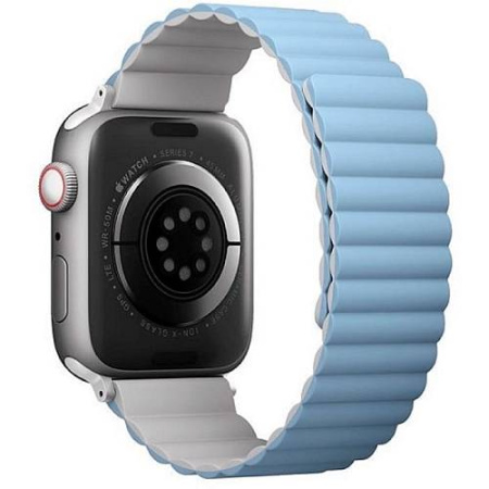 Ремешок Uniq для Apple Watch 42-45 mm Revix Reversible Magnetic White/Blue