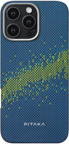 Чехол Pitaka StarPeak Luminous Tactile Woven case для iPhone 16 Pro Milky Way Galaxy