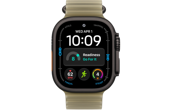 Часы Apple Watch Ultra 4 (2026) 49mm Black Titanium Case with Translucent Kelp Ocean Band (GPS + Cellular)