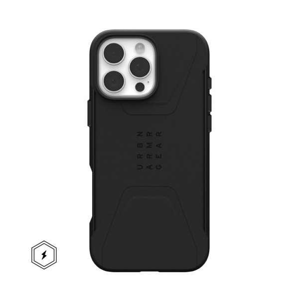 Защитный чехол UAG Civilian Magsafe iPhone 16 Pro Max Black