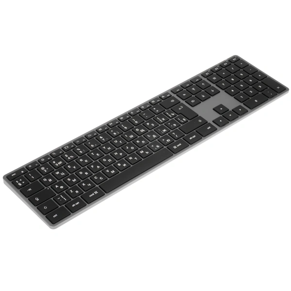 Беспроводная клавиатура Satechi Slim X3 Bluetooth Keyboard с русской раскладкой Space Gray