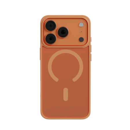Защитный чехол AceCase Soft Rim Orange для iPhone17 Pro