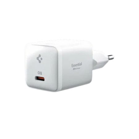 Cетевое зарядное устройство Spigen Arcstation Essential Charger 30W White