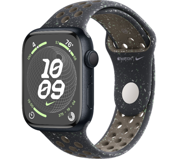 Часы Apple Watch Series 9 45mm Midnight Aluminum Case with Midnight Sky Nike Sport Band (размер M/L)