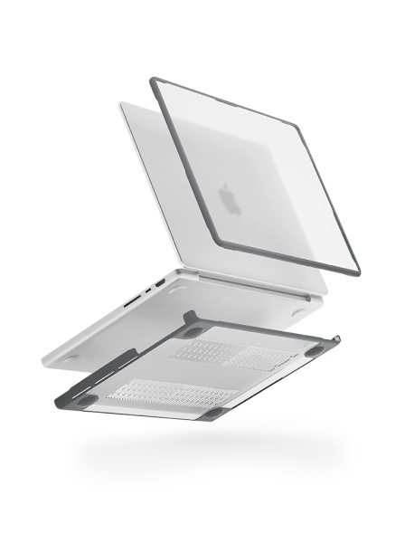Чехол Uniq для Macbook Pro 16 (2021) Venture Frost Grey