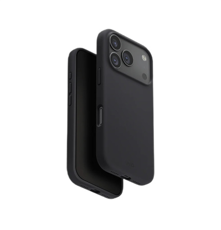 Защитный чехол UNIQ LINO (MagSafe) для iPhone 17 Pro Charcoal Grey