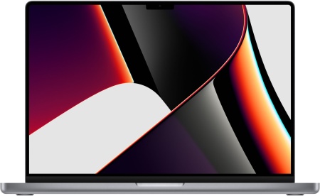 Ноутбук Apple MacBook Pro 16"  M1 Pro (10-core CPU, 16-core GPU) / RAM 16GB / SSD 512GB Space Gray (Серый космос) MK183