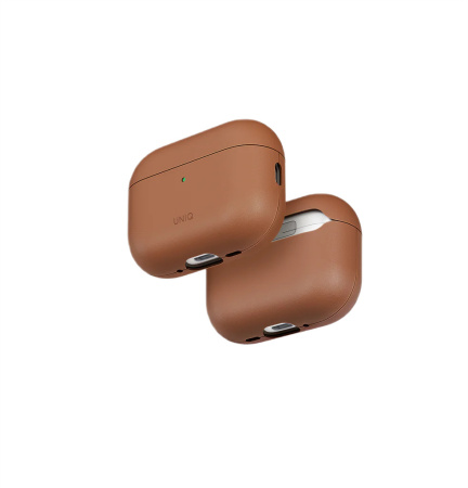 Чехол UNIQ Lyden Vex Leatherette для Airpods Pro 3 Caramel