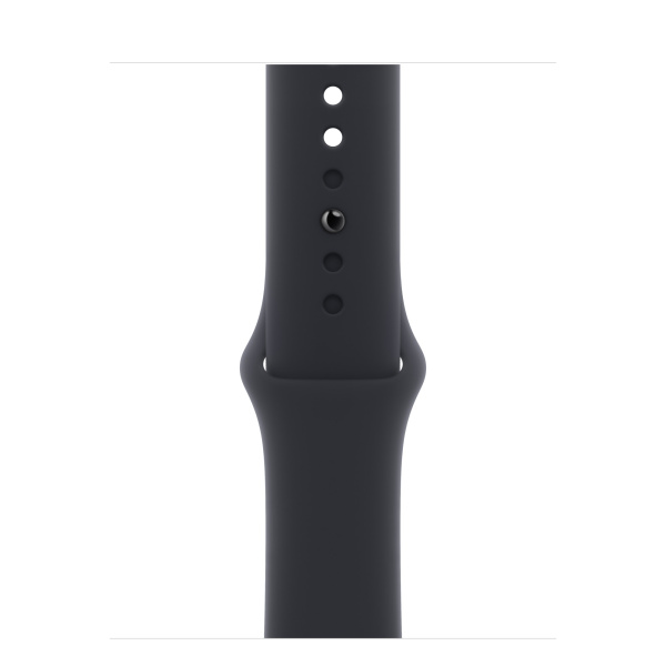 Часы Apple Watch Series 9 41mm Graphite Stainless Steel Case with Midnight Sport Band (GPS + LTE) (размер S/M)