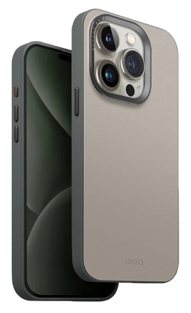Чехол Uniq для iPhone 15 Pro Max Lyden DS с поддержкой Magsafe Ivory / Lychen Green