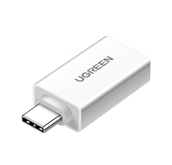 Адаптер UGREEN US173 (30155) USB-C to USB-A 3.0 Female Adapter White