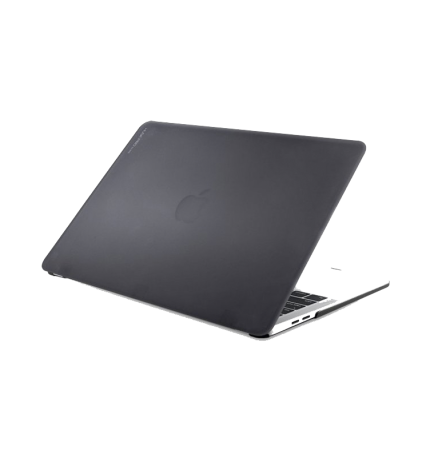 Чехол-накладка для MacBook Air 13 (2018) Uniq FROSTED HUSK Pro Clear Black