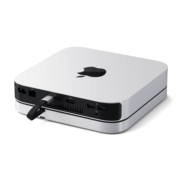 Док-станция Satechi Stand & Hub For Mac Mini / Studio With NVMe SSD Enclosure Silver