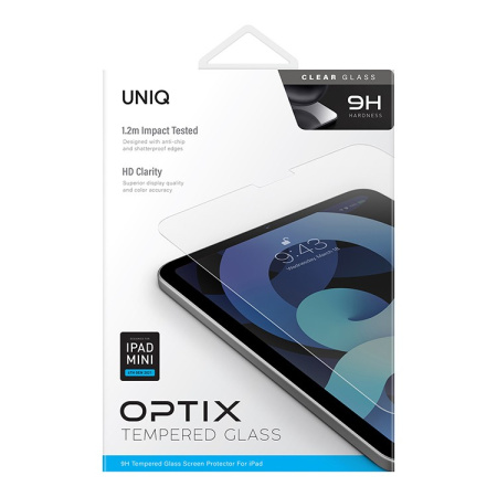 Защитное стекло Uniq для iPad Mini 6 (2021) / 7 (2024) OPTIX Clear