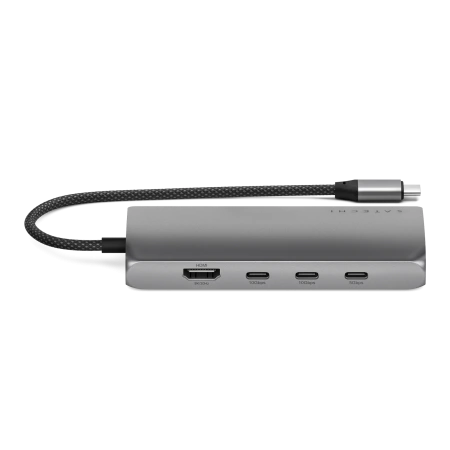 Адаптер Satechi USB-C Multiport Adapter 8K with Ethernet V3 Space Gray Адаптер Satechi USB-C Multiport Adapter 8K with Ethernet V3 Space Gray