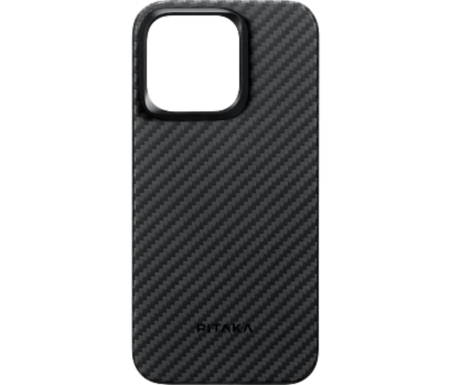 Чехол Pitaka MagEZ Case 4 для iPhone 15 Twill Black/Grey Чехол Pitaka MagEZ Case 4 для iPhone 15 Twill Black/Grey