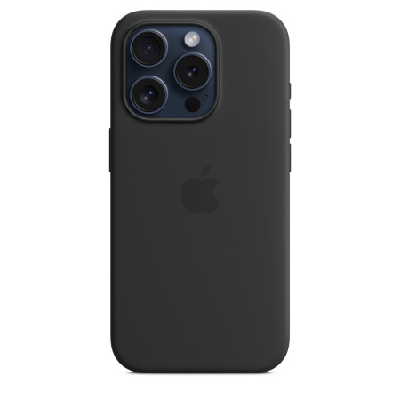 Чехол Apple iPhone 15 Pro Silicone Case with MagSafe Black