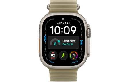 Часы Apple Watch Ultra 4 (2026) 49mm Natural Titanium Case with Translucent Kelp Ocean Band (GPS + Cellular)