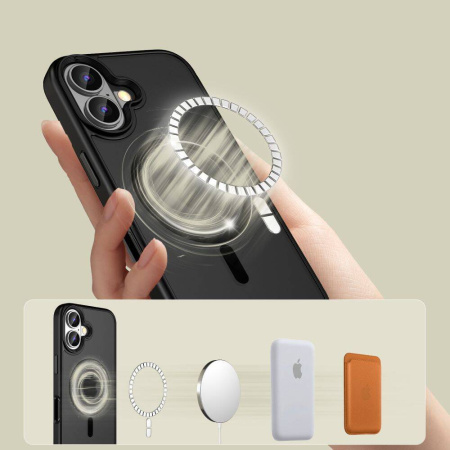 Защитный чехол Tech-Protect Magmat MagSafe для iPhone 16 Matte Black