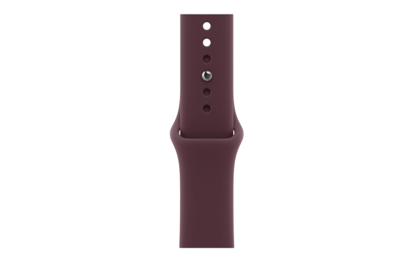 Часы Apple Watch Series 12 42mm Light Gold Aluminum Case with Burgundy Sport Band (GPS)