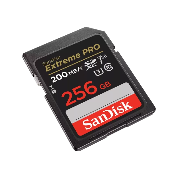 Карта памяти Sandisk SD Extreme Pro U3 4K V30 R200 W90 256GB