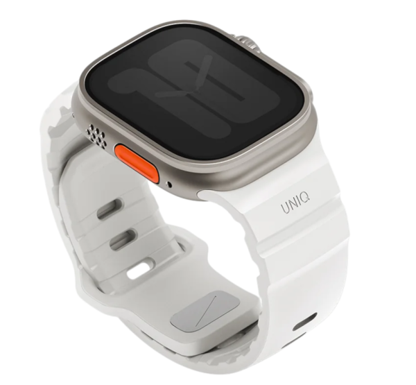 Ремешок Uniq для Apple Watch 44/45/46/49mm Alton Waterproof Silicone Blanc White
