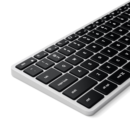 Клавиатура Satechi Slim X3 Bluetooth Backlit Keyboard с русской раскладкой Silver