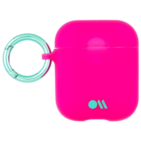 Чехол Case-Mate для AirPods c держателем Fuchsia Dark Pink