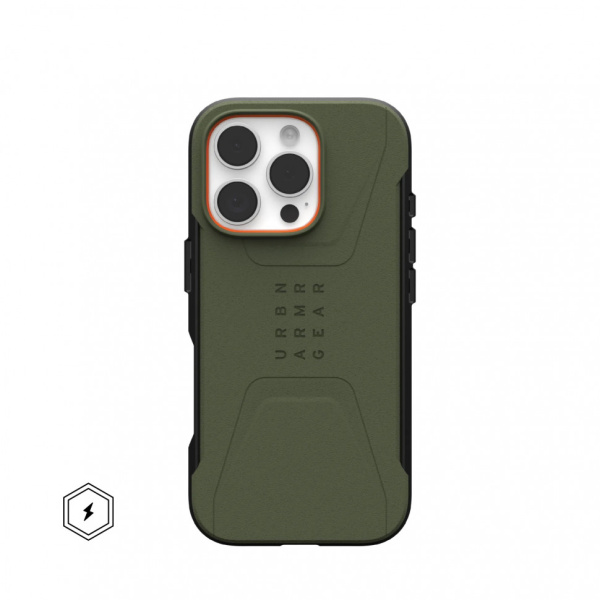 Защитный чехол UAG Civilian Magsafe iPhone 16 Pro Olive Drab