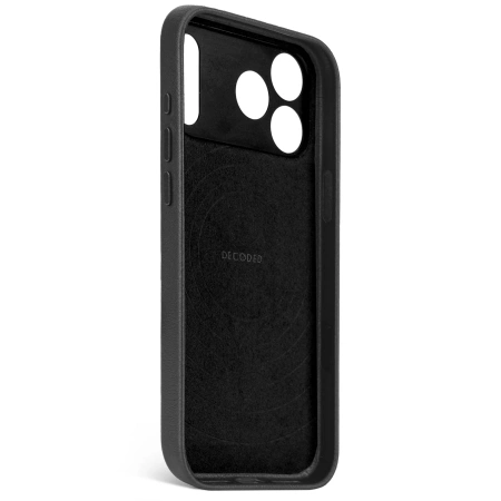 Защитный чехол Decoded Leather MagSafe Case для iPhone 17 Pro Black