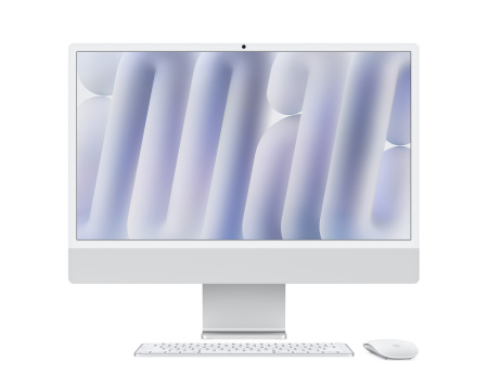 Моноблок Apple iMac 24 Retina 4,5K M4 (10C CPU, 10C GPU) / 16GB / 256GB SSD Silver (Серебристый) MWUU3