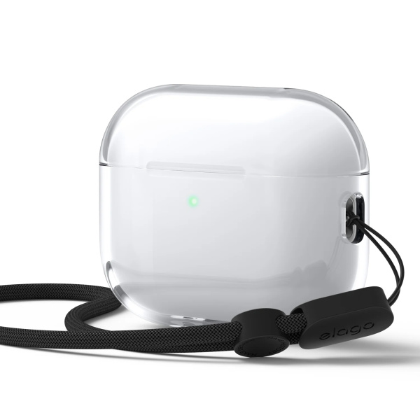 Чехол Elago для AirPods Pro 3 Clear Strap Case Transparent