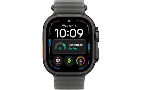 Часы Apple Watch Ultra 4 (2026) 49mm Black Titanium Case with Translucent Black Ocean Band (GPS + Cellular)