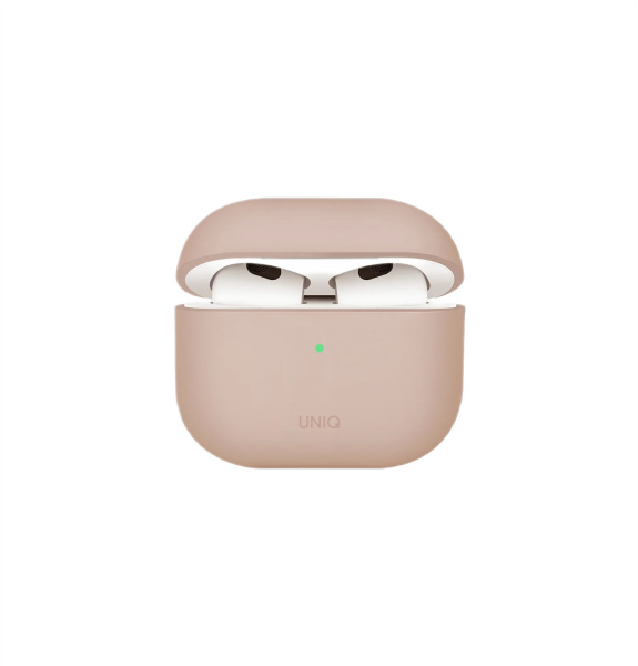 Чехол Uniq LINO Liquid Silicone для Airpods 4 Pink