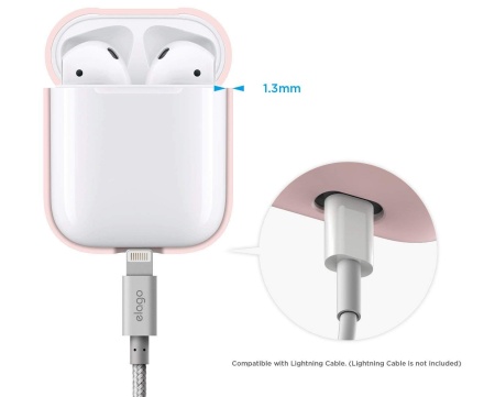 Чехол Elago для AirPods Hang Case Pink