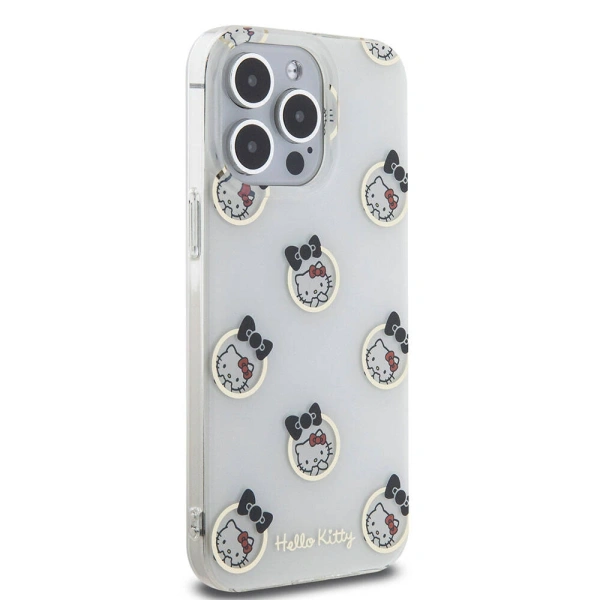 Чехол Hello Kitty для iPhone 15 Pro Max Kitty in Bubbles Hard White