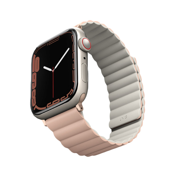 Ремешок Uniq для Apple Watch 38-41 mm Revix Reversible Magnetic Pink/Beige