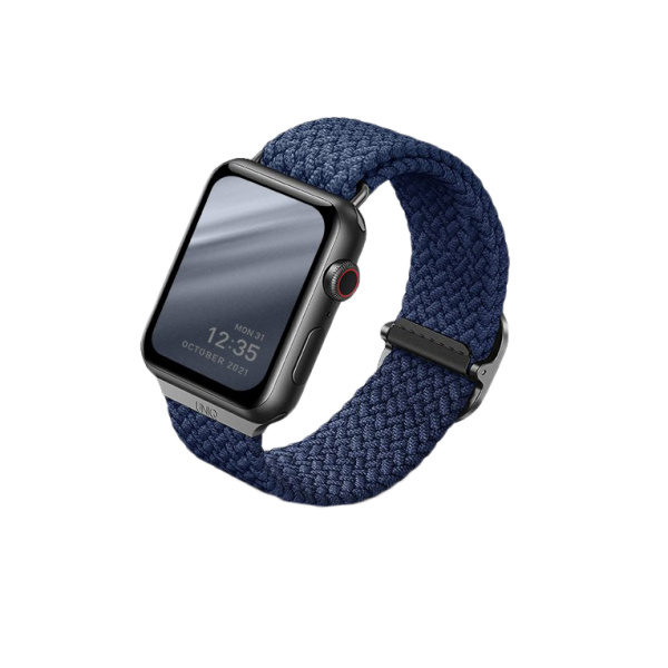 Ремешок Uniq для Apple Watch 42-45 mm ASPEN Strap Braided Blue