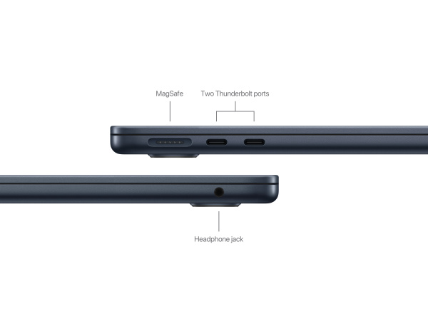Кастомный Apple MacBook Air 13  M3 (8-core CPU, 10-core GPU) / RAM 16GB / SSD 1TB Midnight (Темная ночь) 70W Z1G8000B4