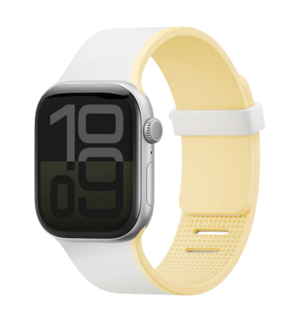 Ремешок Uniq для Apple Watch 40/41/42mm Revix IV Reversible Magnetic White / Butter Yellow