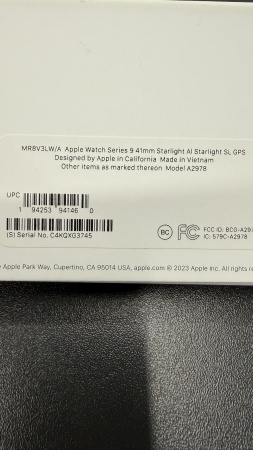 Apple Watch Series 9 41mm Starlight Aluminum Case Б/У