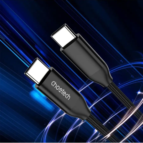 Кабель Choetech USB C to C 240W PD 2m Black