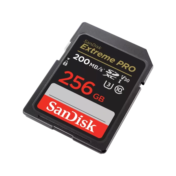 Карта памяти Sandisk SD Extreme Pro U3 4K V30 R200 W90 256GB