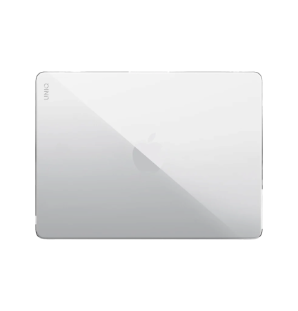 Чехол-накладка Uniq VERO для MacBook Air 13 (2022-2025) Crystal Clear
