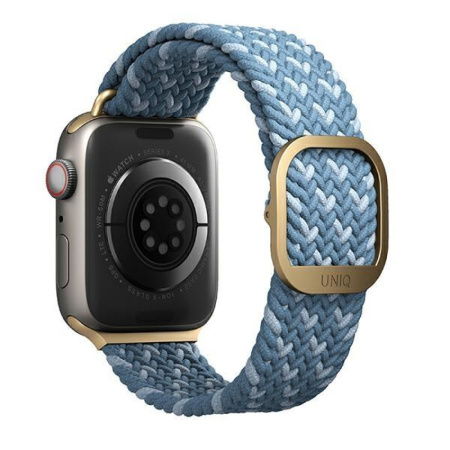 Ремешок Uniq для Apple Watch 38-41 mm ASPEN Design Strap Braided Cerulean Blue