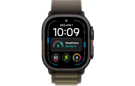 Часы Apple Watch Ultra 4 (2026) 49mm Black Titanium Case with Dark Olive Alpine Loop - Medium (GPS + Cellular)
