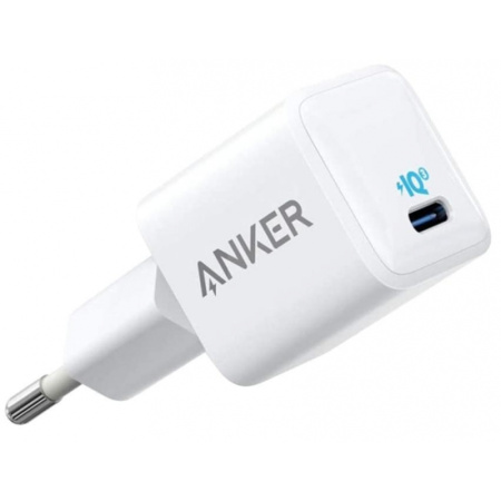 Сетевое зарядное устройство Anker PowerPort 3 Nano 18W USB-C White