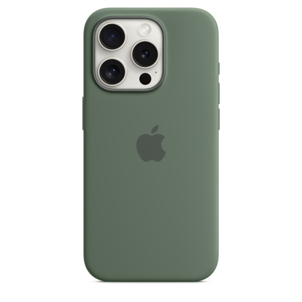 Чехол Apple iPhone 15 Pro Silicone Case with MagSafe Cypress