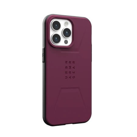 Защитный чехол UAG Civilian iPhone 15 Pro Max MagSafe Bordeaux