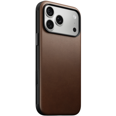 Защитный чехол Nomad Modern Leather Case для iPhone 18 Pro / 17 Pro Brown